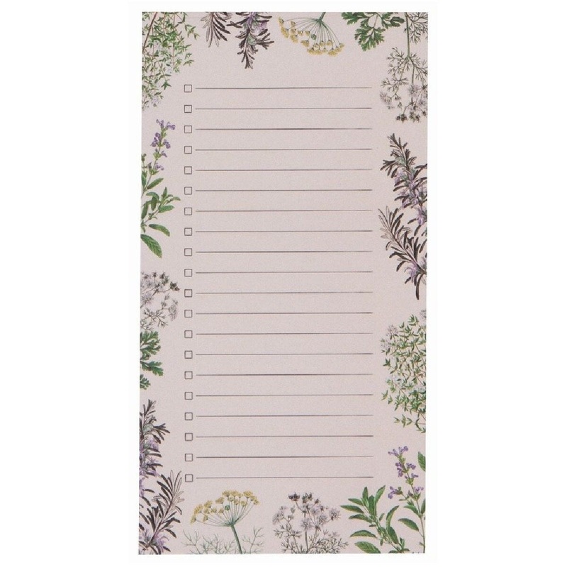 List It Notepad- Garden Herbs