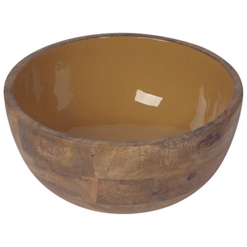Mango Wood Bowl- Ochre