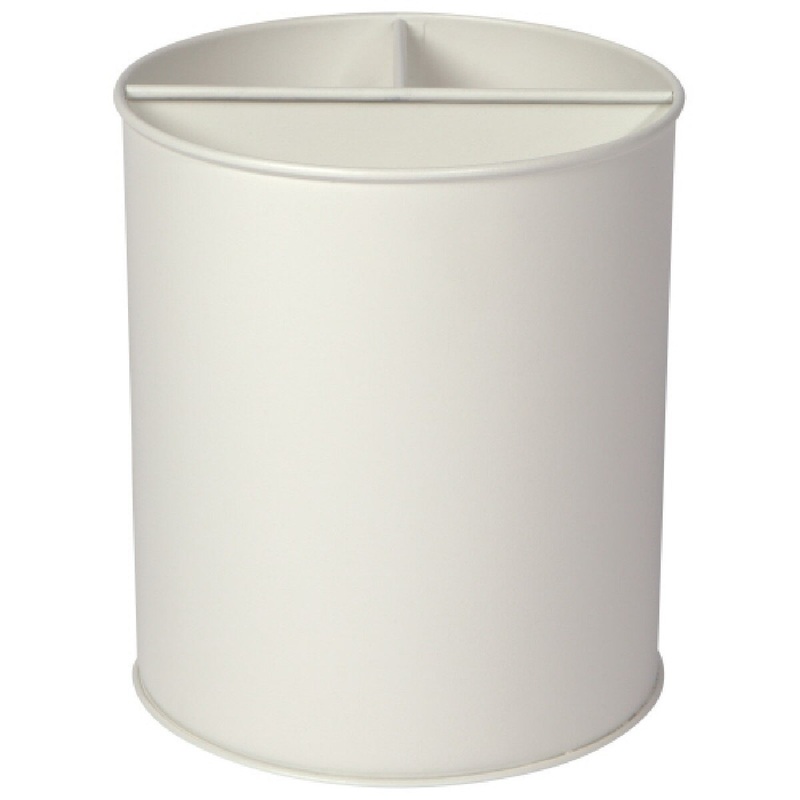 Matte White Utensil Crock