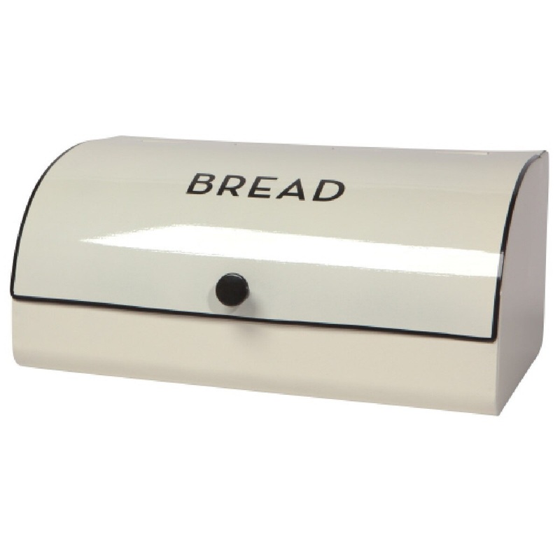 Retro Ivory Bread Box