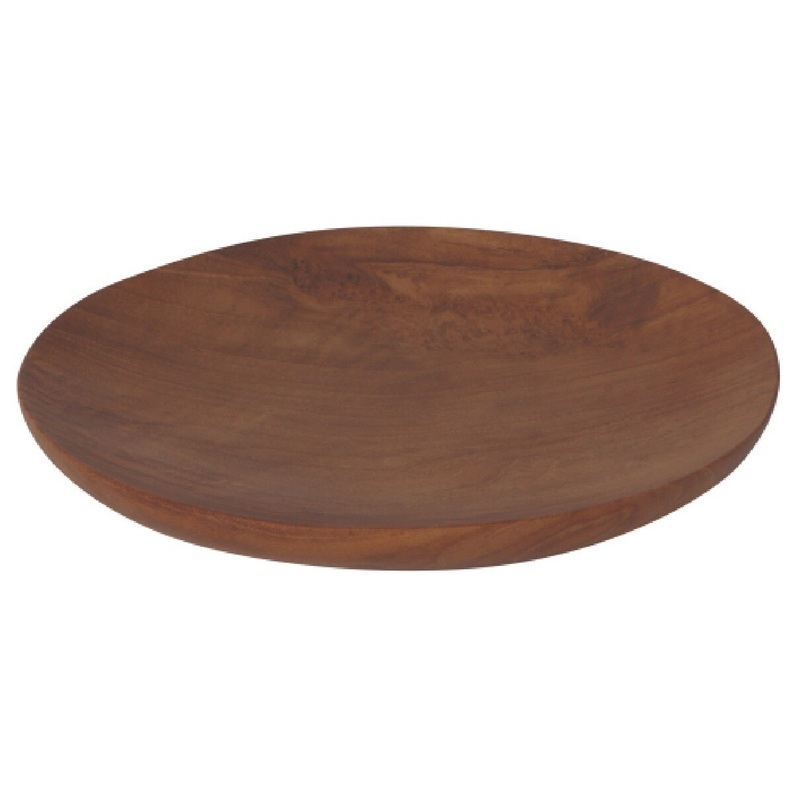 Teak Wood Round Plate – Large