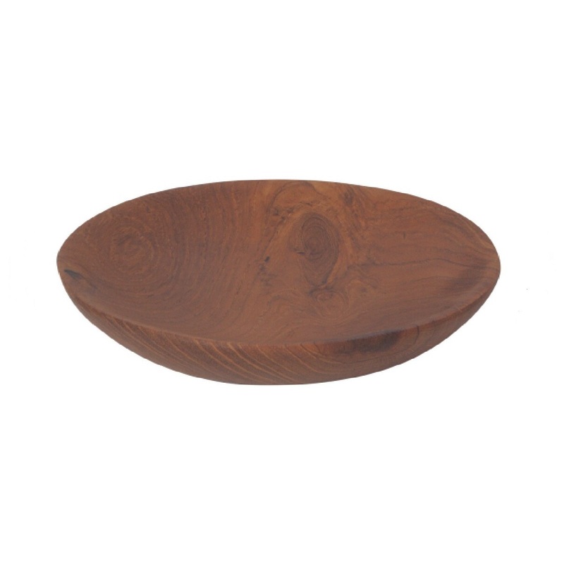 Teak Wood Round Plate – Small