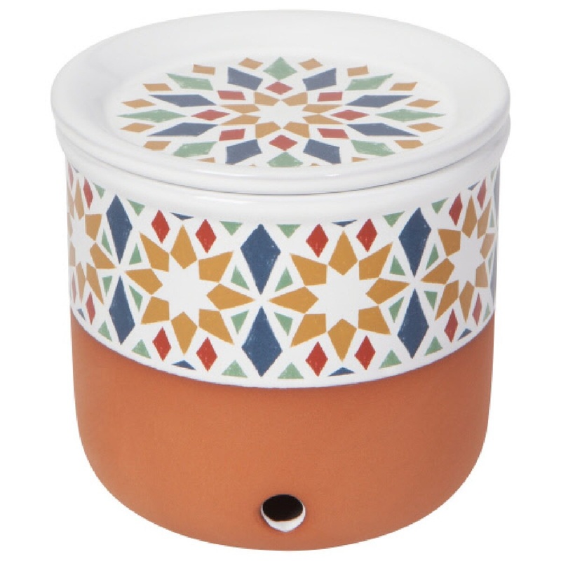 Terracotta Garlic Keeper Kaleid