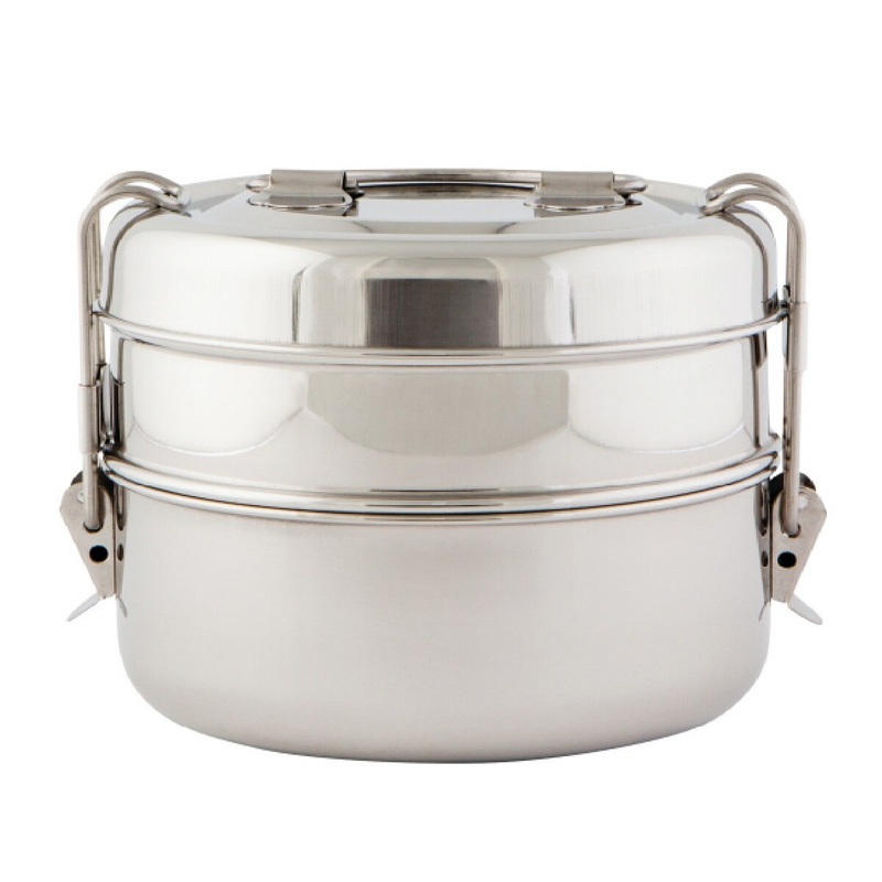 Tiffin 2-Tier Food Container – Simply Steel