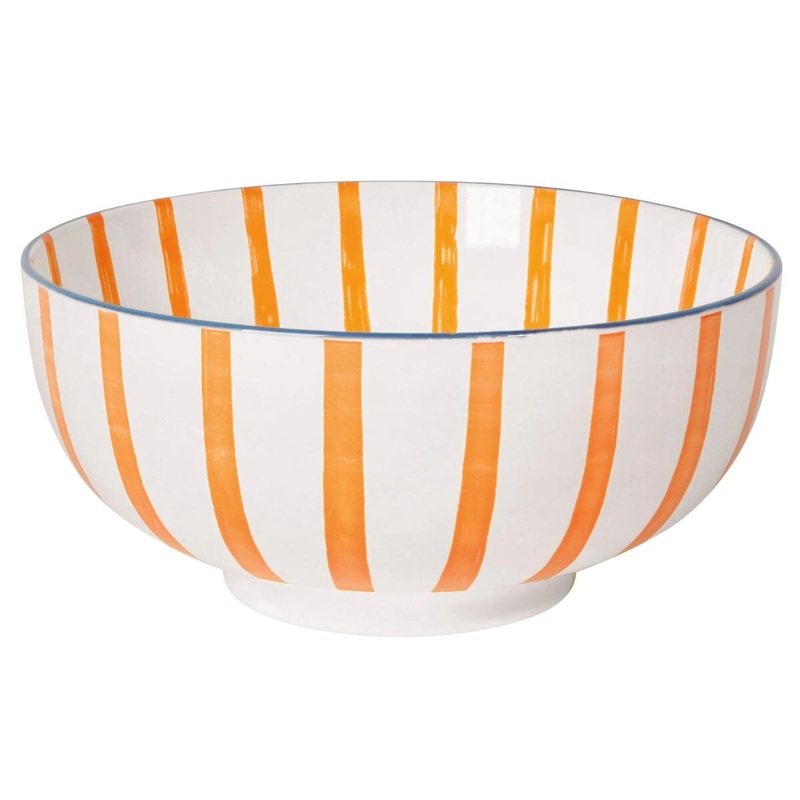 8 Citrus Burst Stamped Bowl