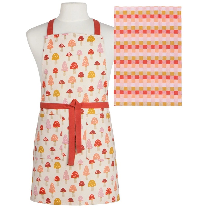 Apron w/Tea Towel Toadstool