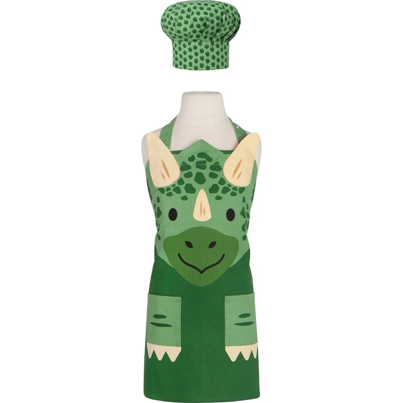 Dino Kid’s Apron & Hat Set
