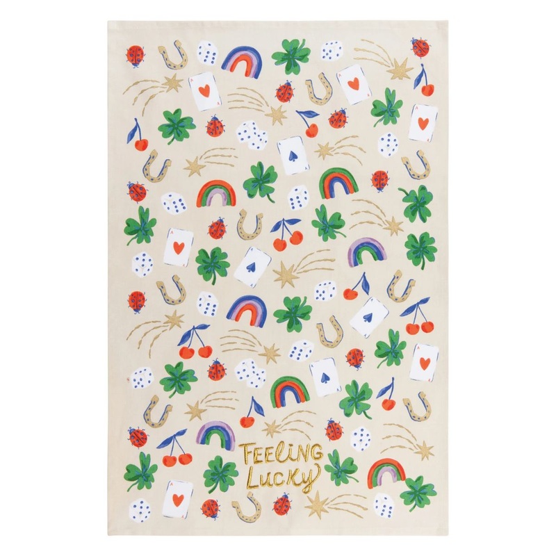 Feeling Lucky Decorative Dishtowel
