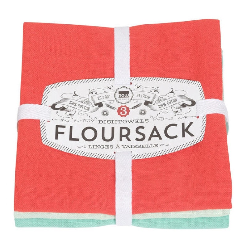 Flour Sack Towels – Fiesta/Jade/Lucite