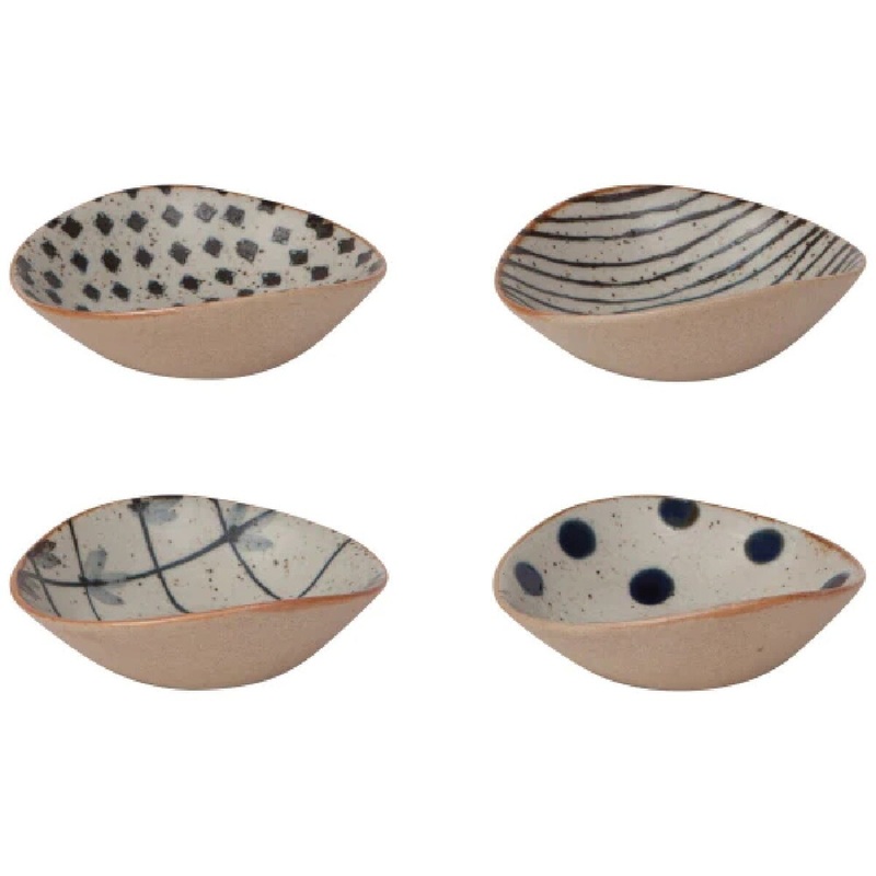 4-pc Element Dip Dish