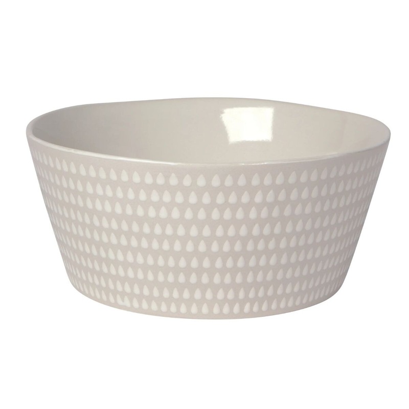 7.5 in White Cloudburst Bowl Large
