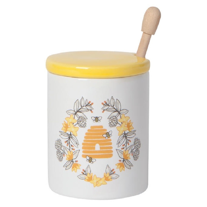 Beehive Honey Pot w/ Dipper
