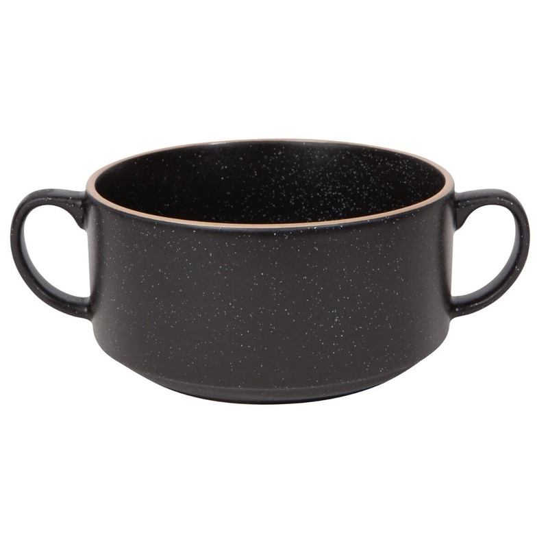 Black Soup Bowl