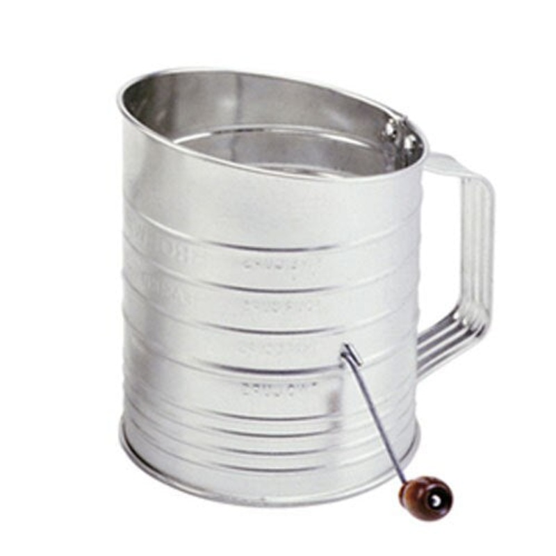 NorPro 5 Cup Sifter with Hand Crank