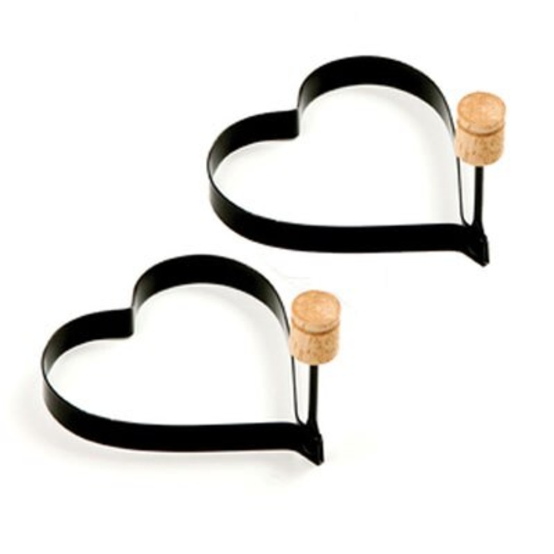 NorPro Heart Pancake/Egg Rings – Set of 2