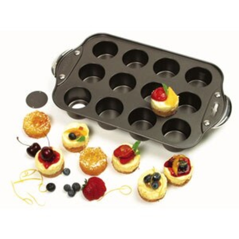 NorPro Non-Stick Mini Cheesecake Pan with Stainless Steel Handles