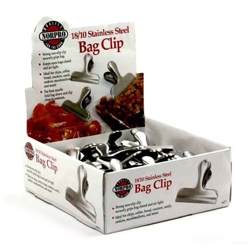 NorPro Stainless Steel 2.5 Bag Clip
