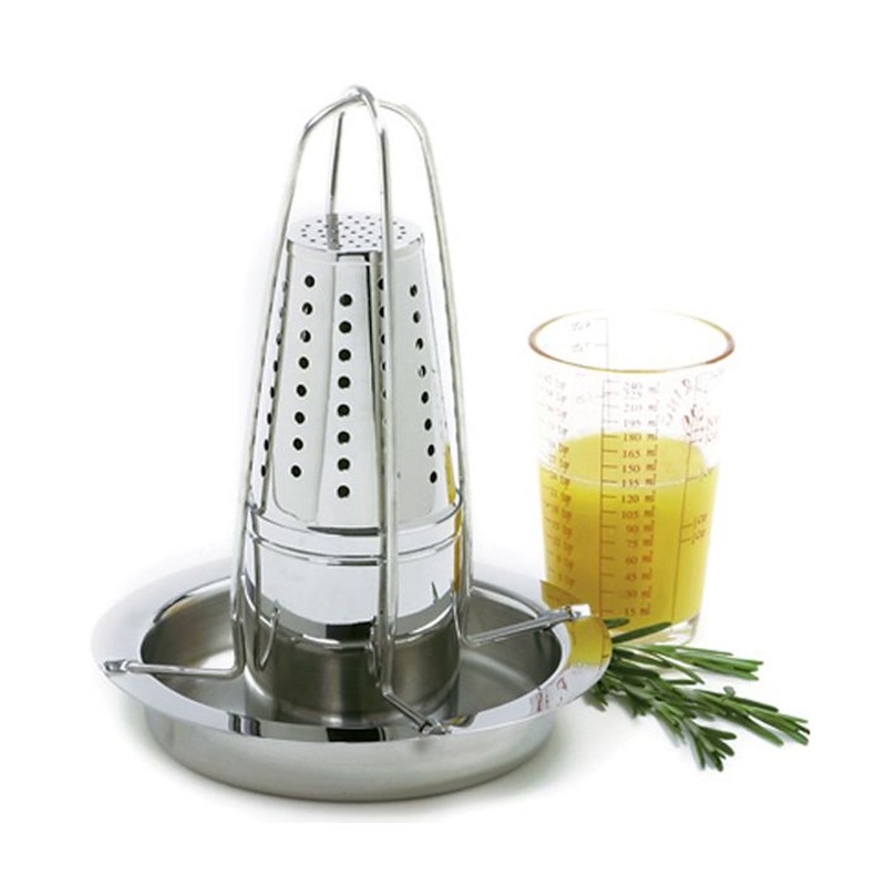 Stainless Steel Vertical Roaster w/ Infuser