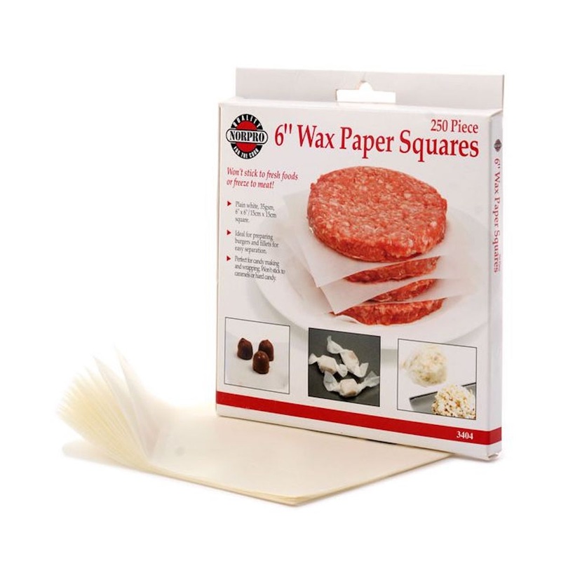 Wax Paper 6 Squares – 250 Pack