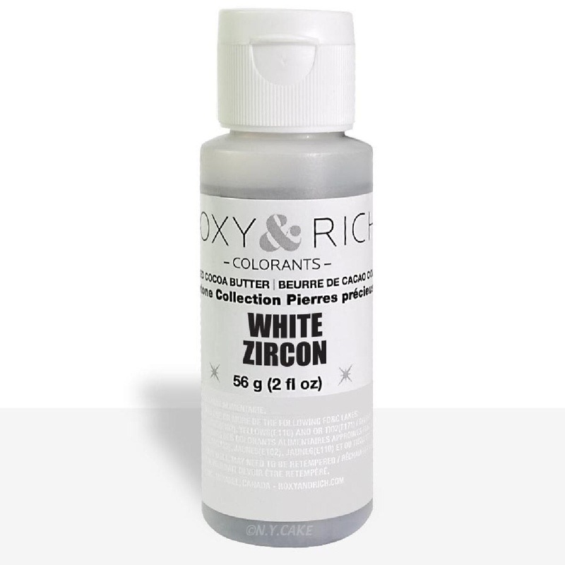 2 Oz White Zircon Gemstone Cocoa Butter