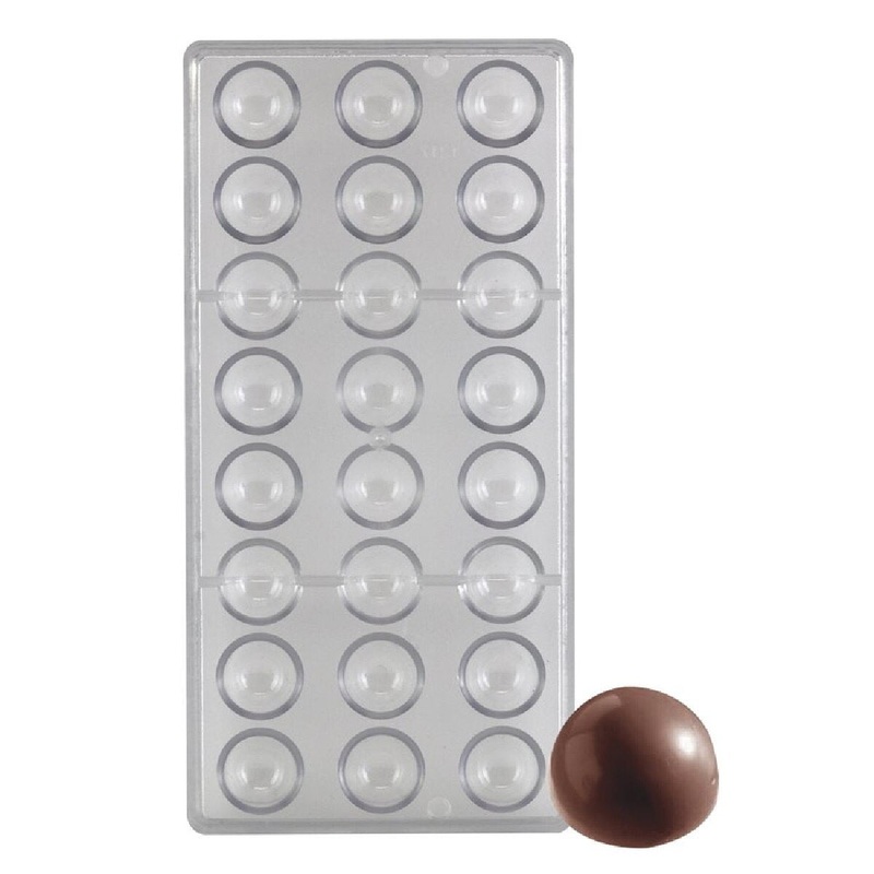 Hemisphere 1 Polycarbonate Chocolate Mold