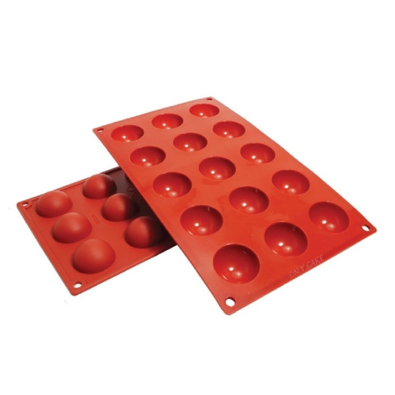 Hemisphere .68 Oz. Silicone Baking Mold