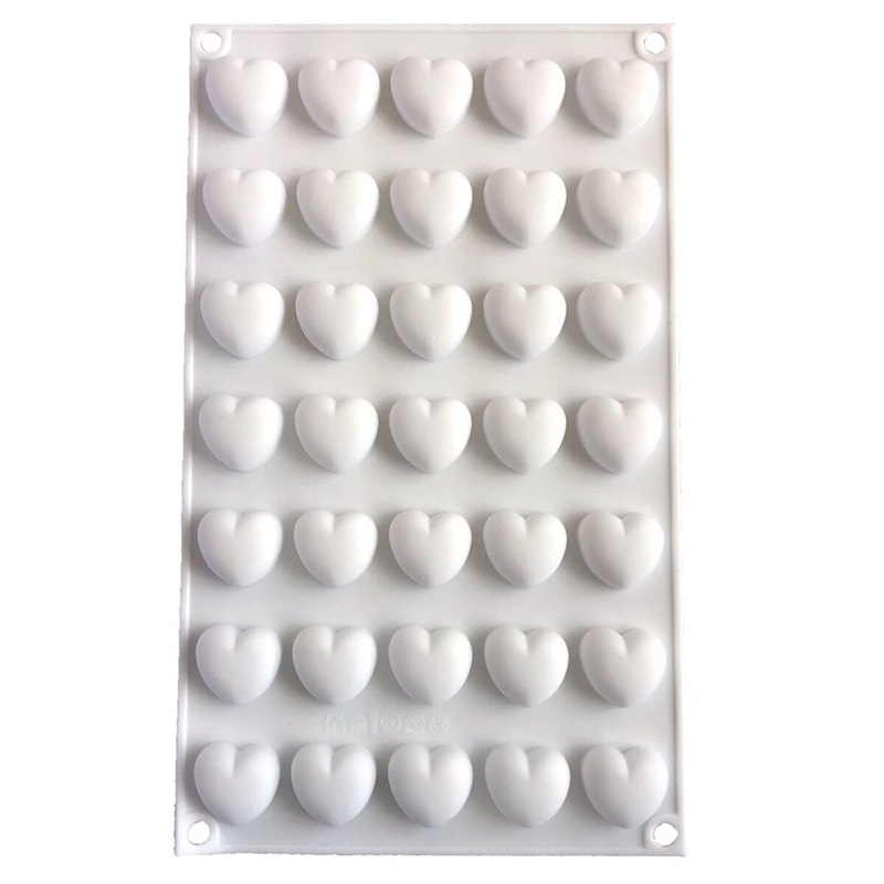 Mini Pillow Heart Silicone Baking Mold