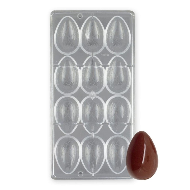 Plain Medium Egg Polycarbonate Chocolate Mold