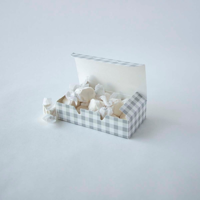 Quarter Pound Gingham Candy Box