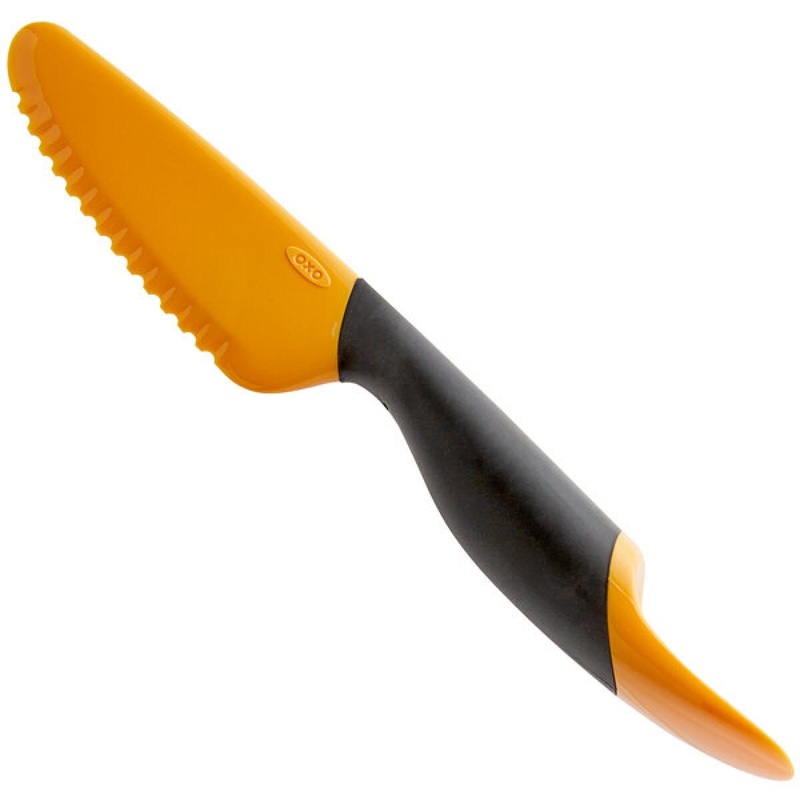 10 Orange Plastic Mango Slicer with Scoop