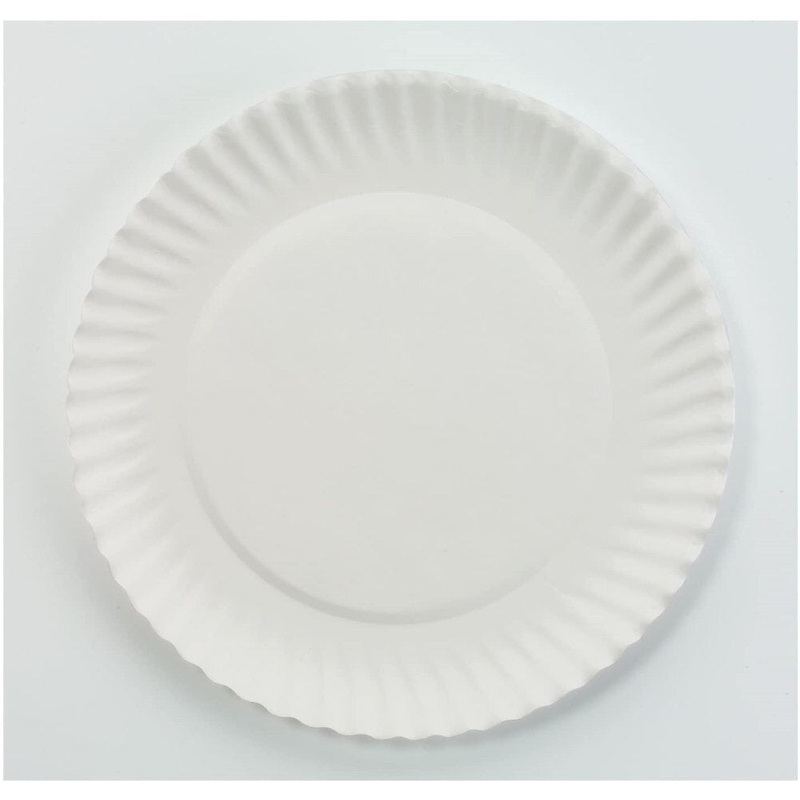 6 White Paper Plate – 100 Ct.