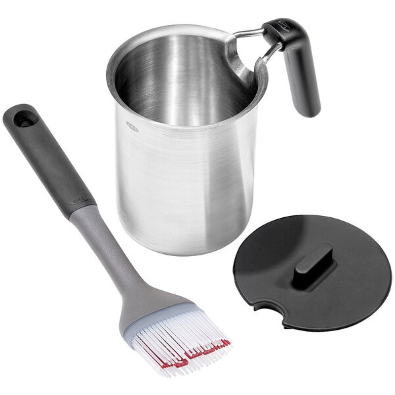 BBQ Basting Pot and Brush Set