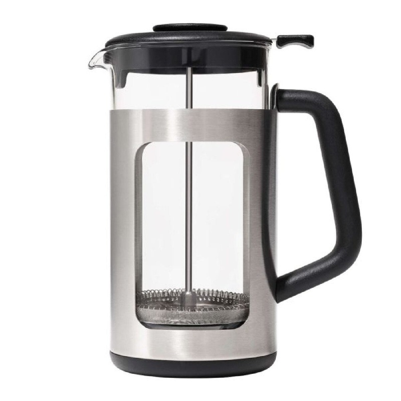 French Press with Grounds Lifter