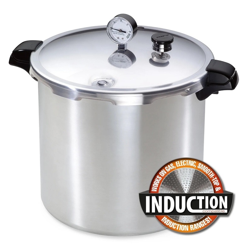 Presto 23-Quart Pressure Canner – Induction Compatible