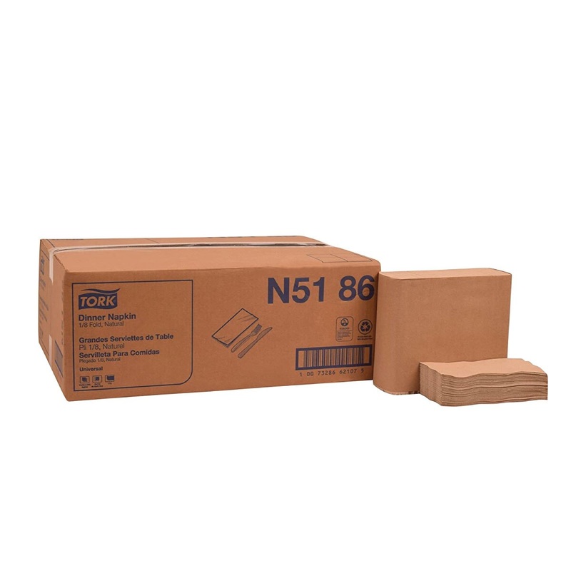 2-Ply White Dinner Natural- 15 x 17 – 100 Ct.