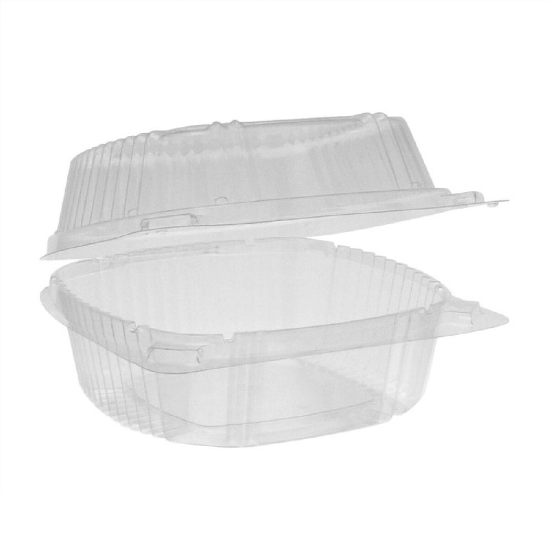 6 Plastic Hinged Container