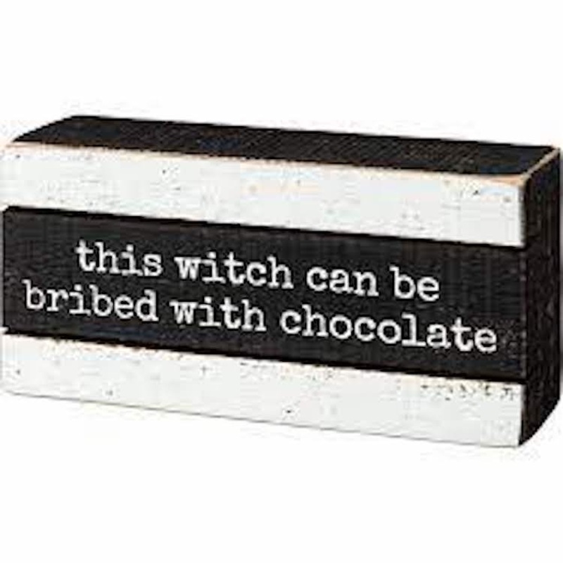 Box Sign – Bribed With Chocolate