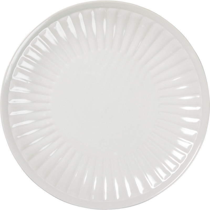 Fluted Dinner Plate