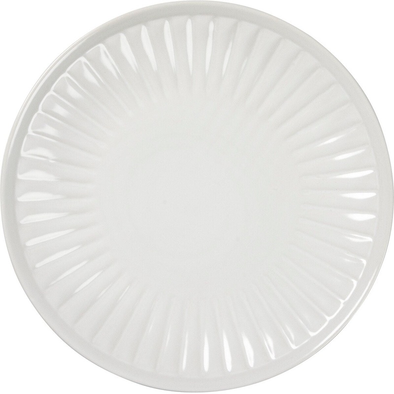 Fluted Salad Plate