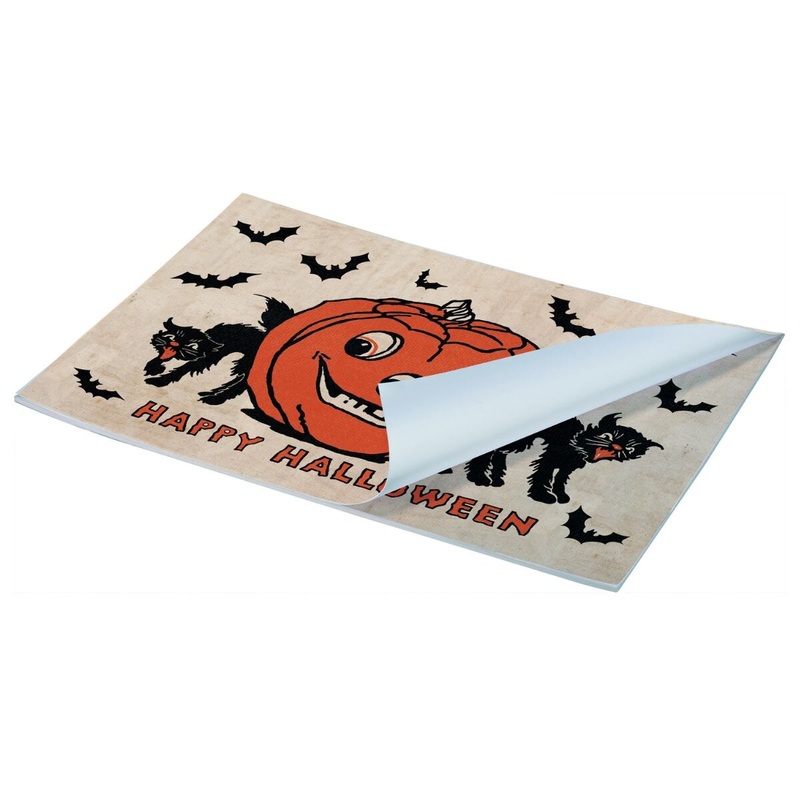 Happy Halloween Paper Placemat Pad