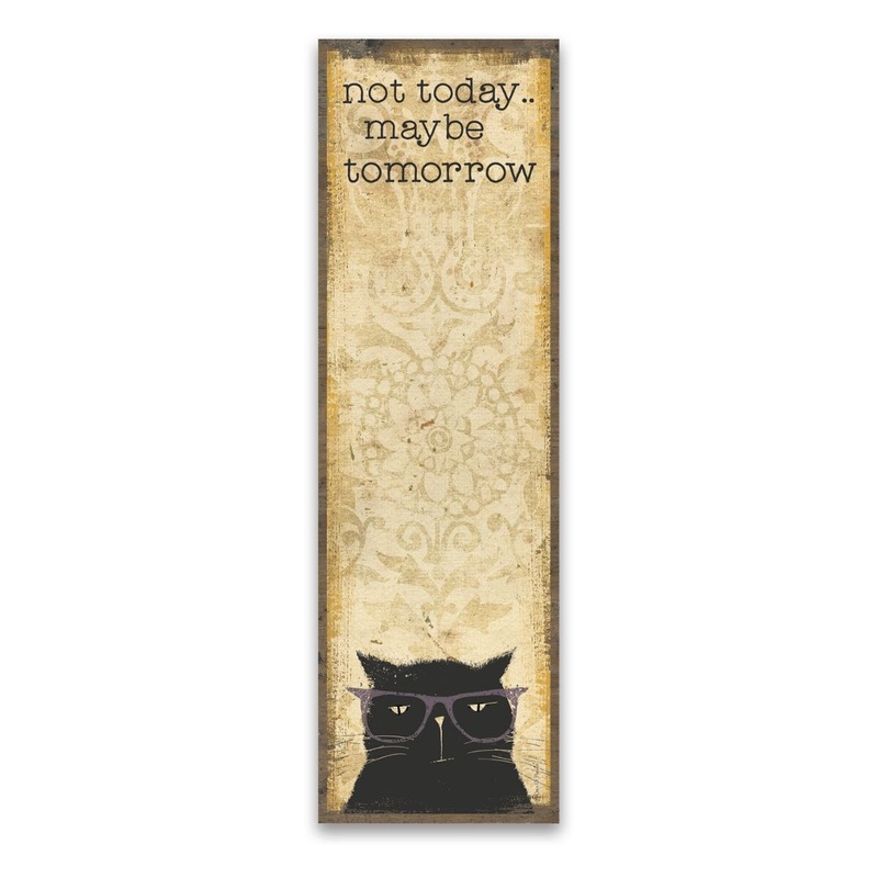 Not Today Maybe Tomorrow List Pad