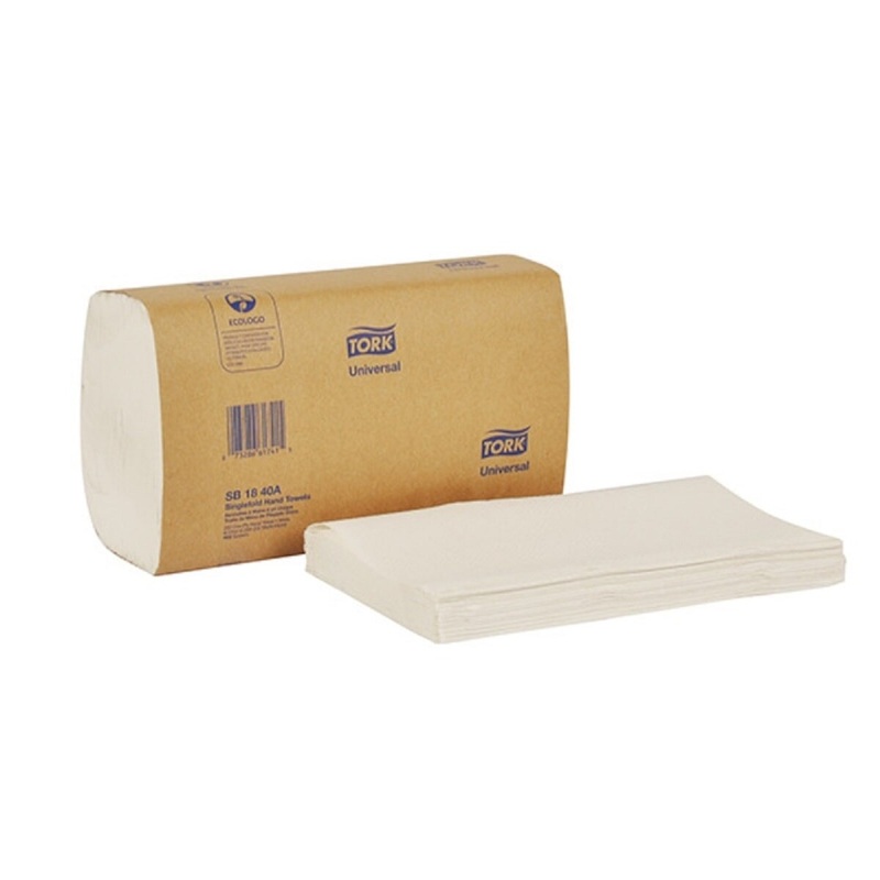 Singlefold Bleached Hand Towel