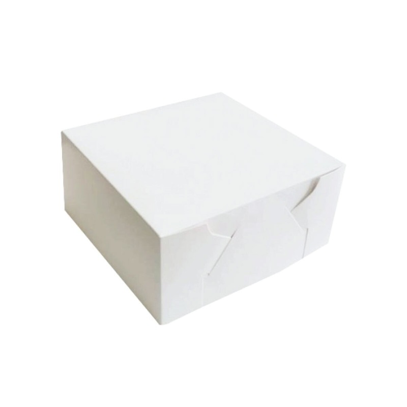 White Cake Box 9 x 9 x 4