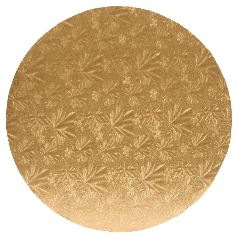12 x1/2 Round Gold Foil Cake Drum