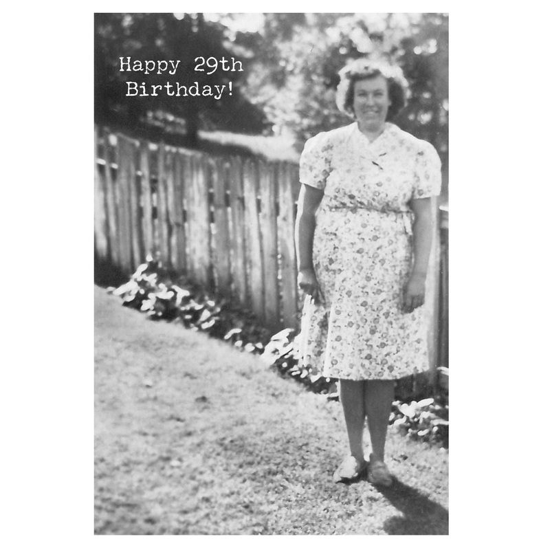 29th Birthday Greeting Card