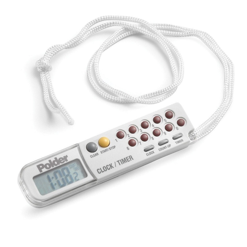 Clock, Timer & Stopwatch- White