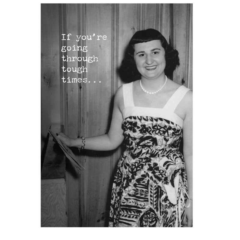 Going Through Tough Times Greeting Card