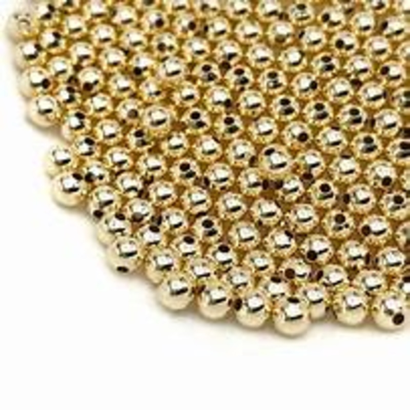 Gold Dragees #0 (3 mm) 4oz Pkg