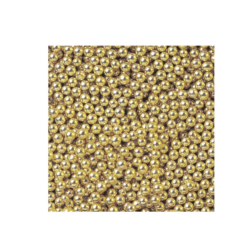 Gold Dragees #2 (5mm) 4 oz Pkg