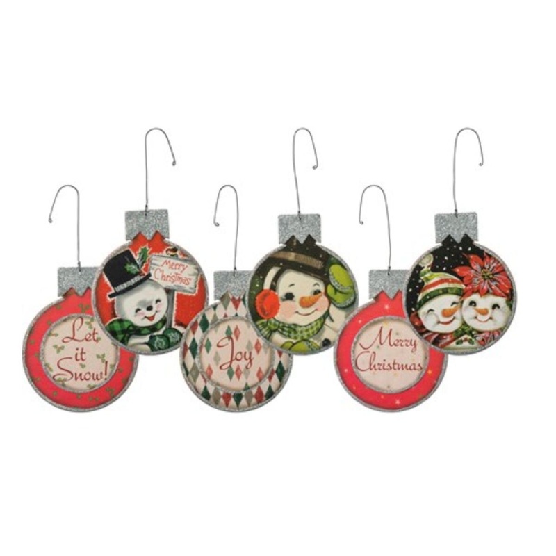 Jolly Snowmen Ornament Set